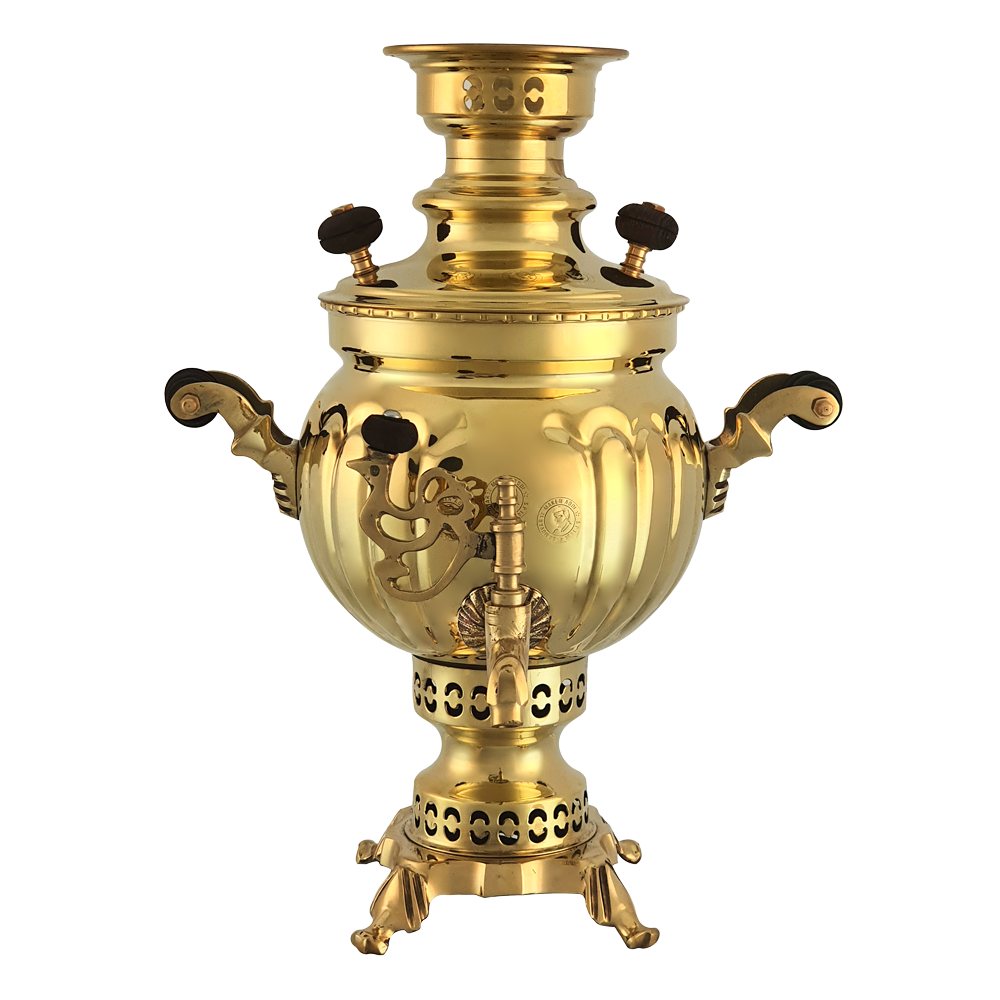 سماور زغالی عبدی 3 لیتری آینه دار صدف