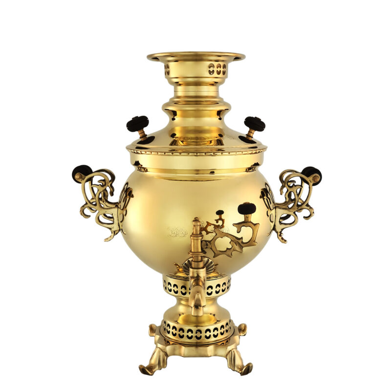 سماور ذغالی توپی 4 لیتری دسته توری